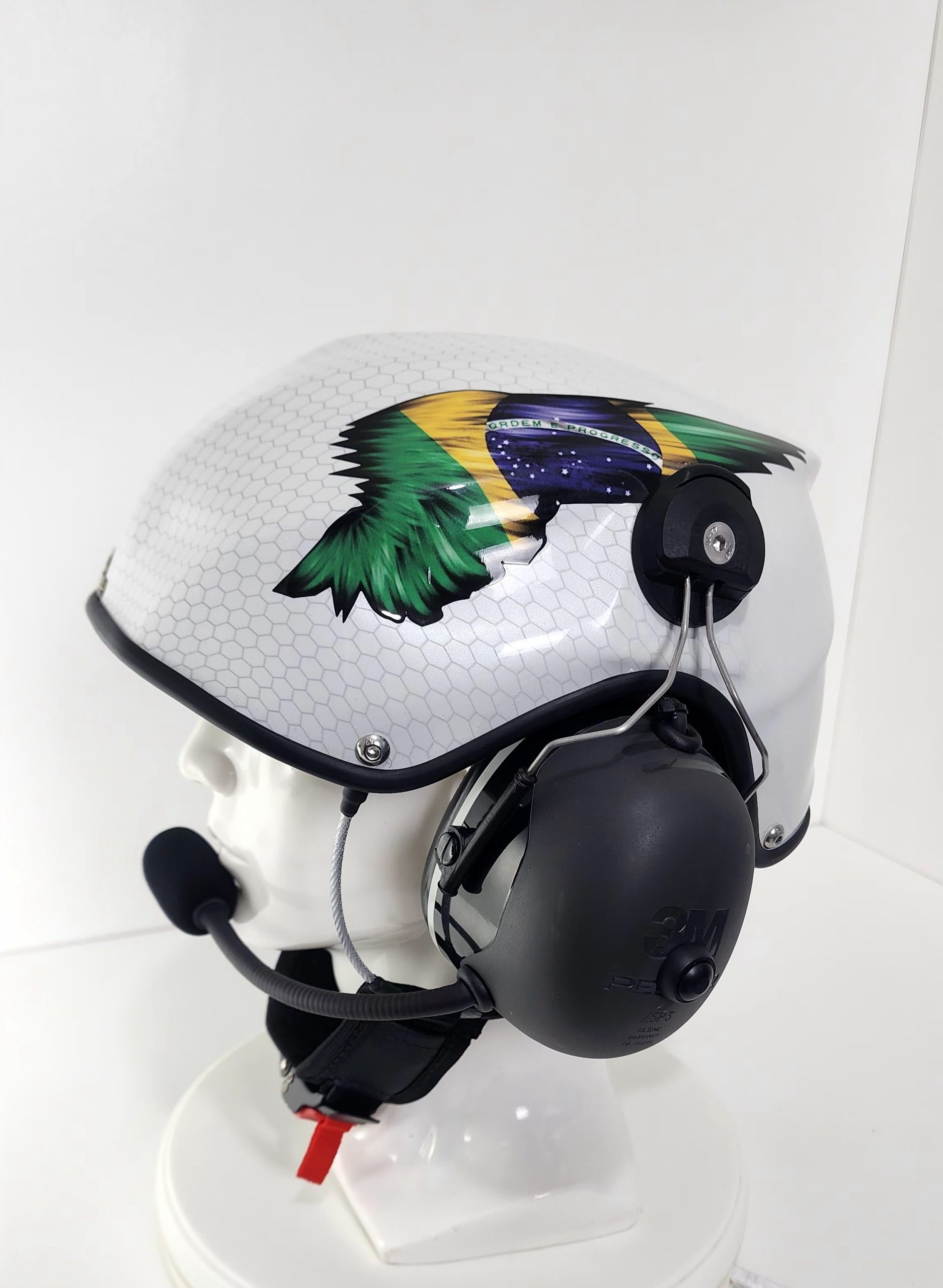 Branco Pérola com Asas do Brasil e Colmeia - Imagem 2