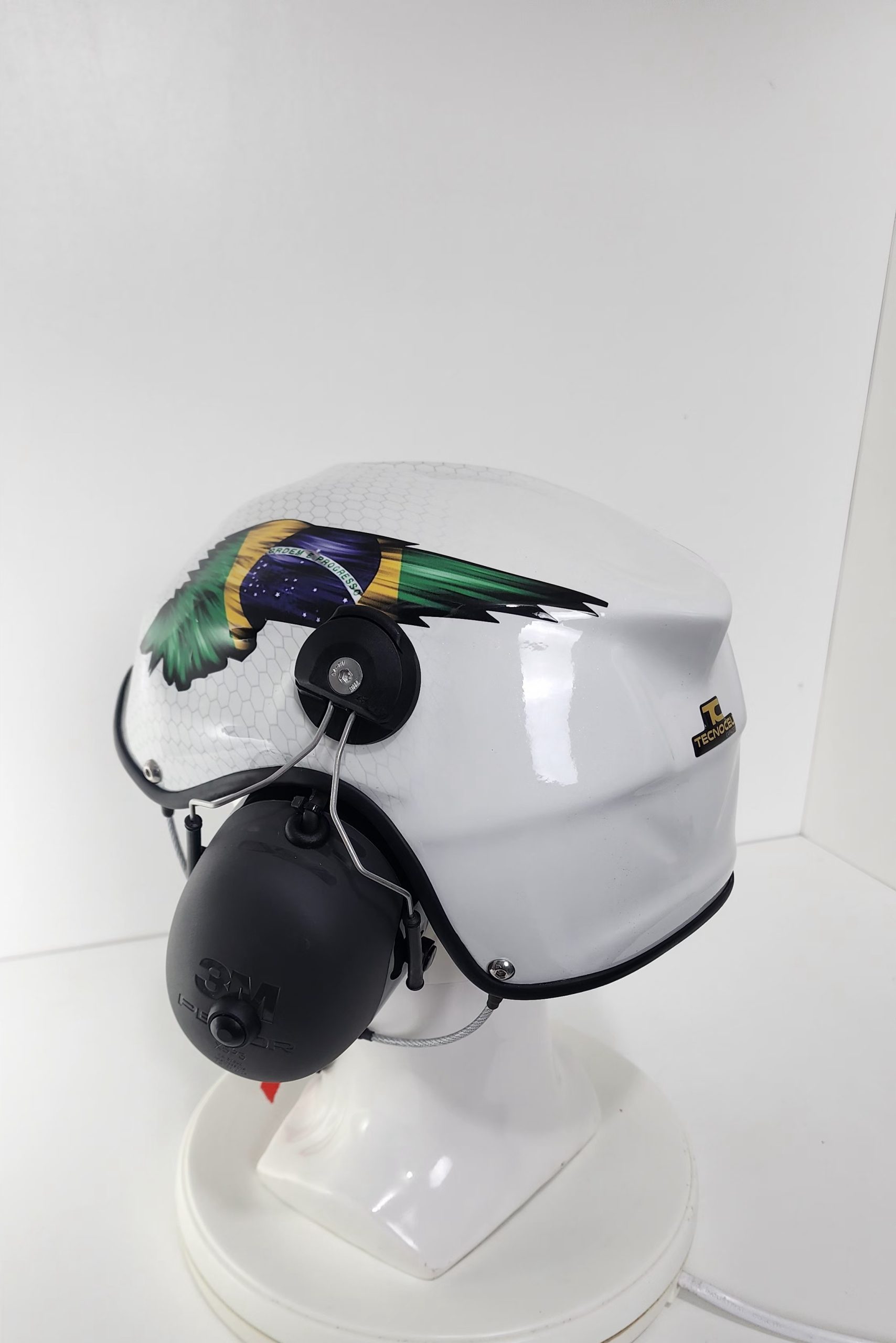 Branco Pérola com Asas do Brasil e Colmeia - Imagem 3