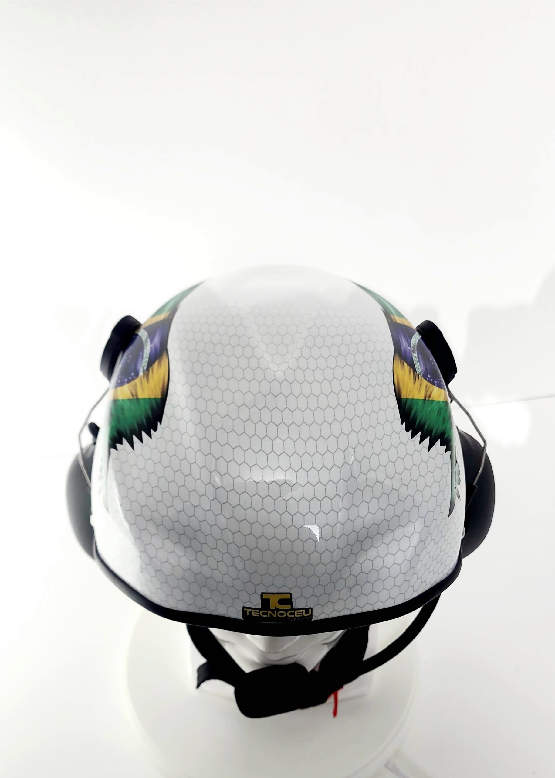 Branco Pérola com Asas do Brasil e Colmeia - Imagem 6