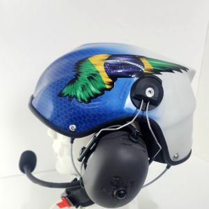 Azul e Branco com Asas do Brasil e Colmeias