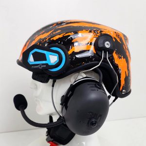 Mesclado Laranja com Preto