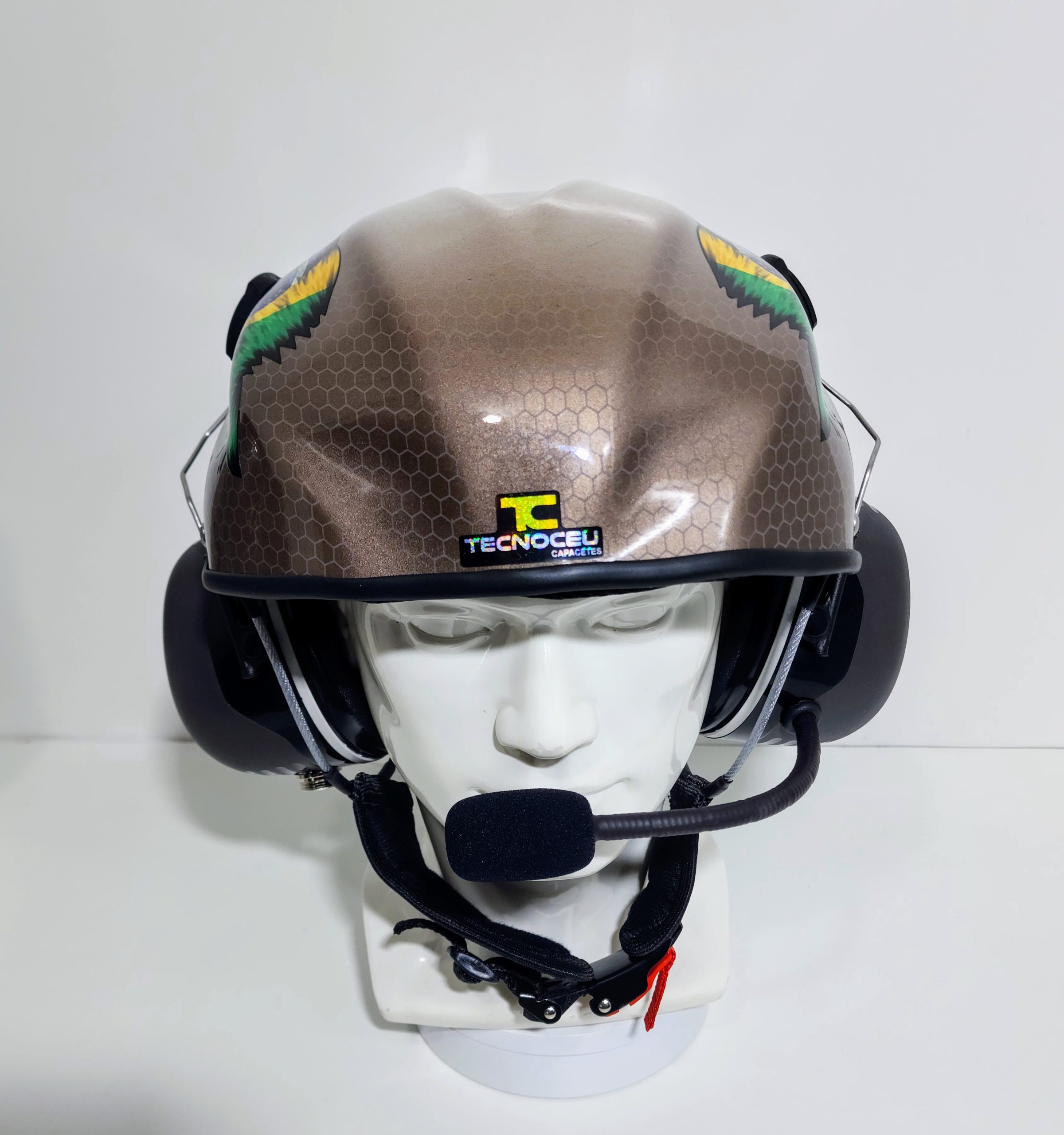 Branco e Marrom com Asas do Brasil e Colmeia - Imagem 6